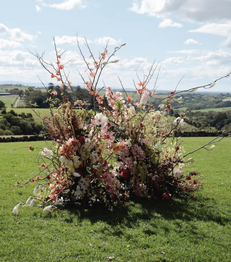 Large floral arrangement